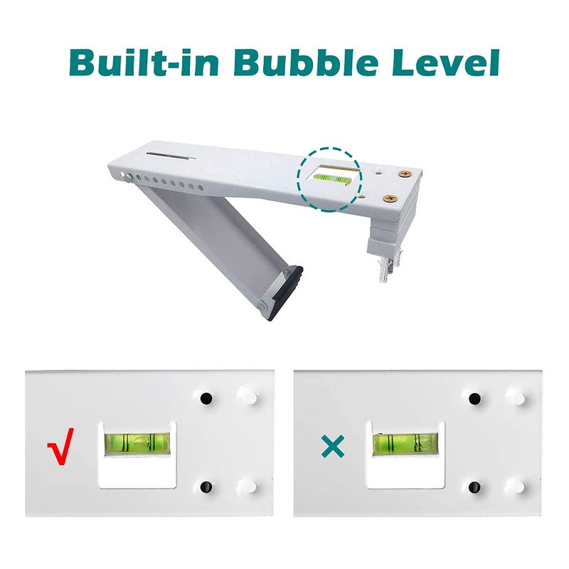 Daisypower Window AC Bracket,Window Air Conditioner Support Brackets Light Duty,Sturdy Structure AC Unit Bracket,Up to 85lbs, 5,000~12,000BTU(S) - Image 4